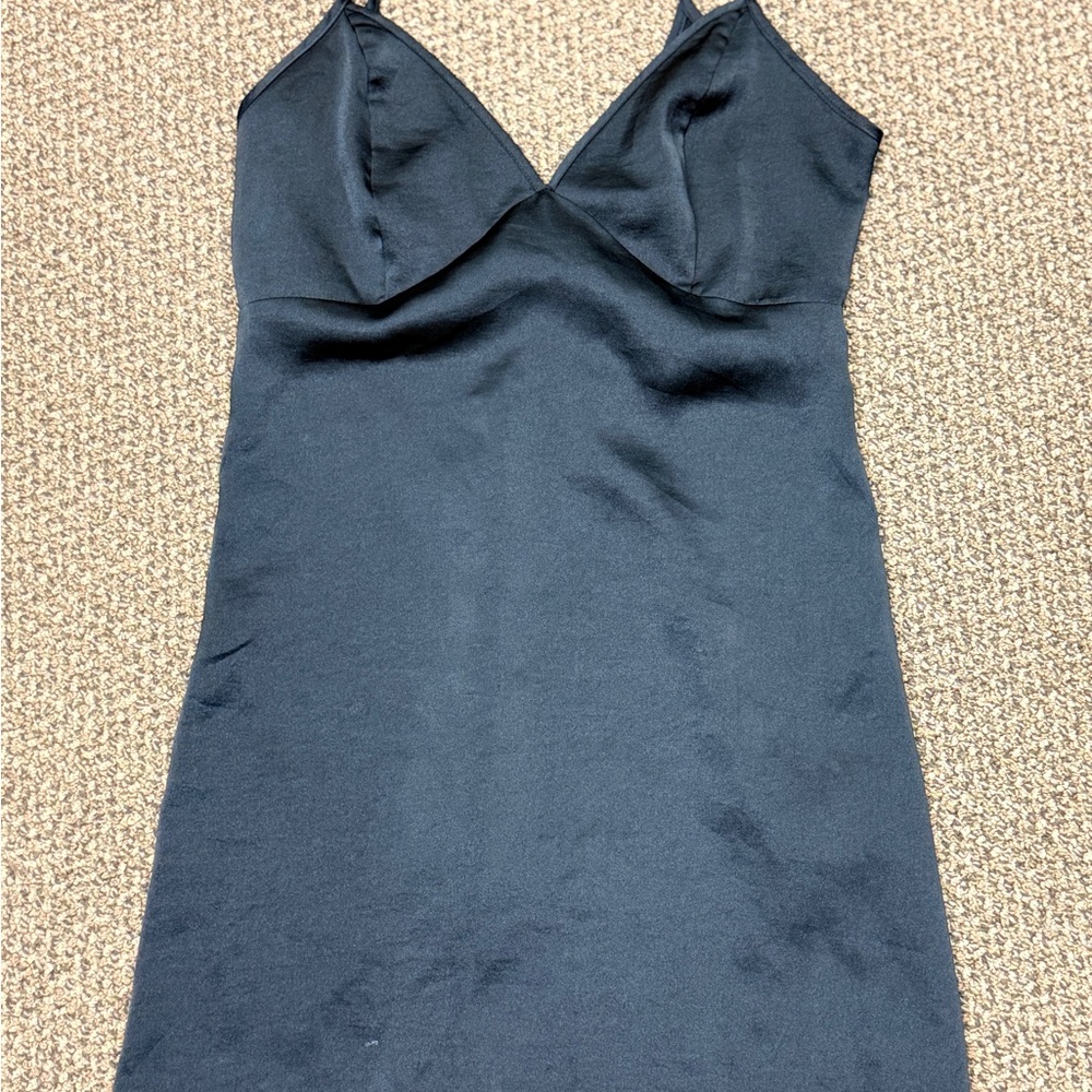 Forever 21 Jett Black Slip Dress sz Small